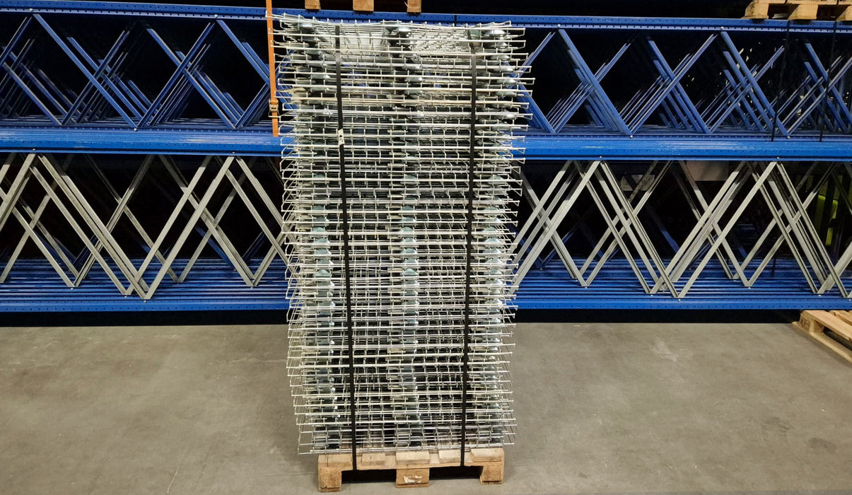 Palletstelling doorvalrooster metaal 88x110cm