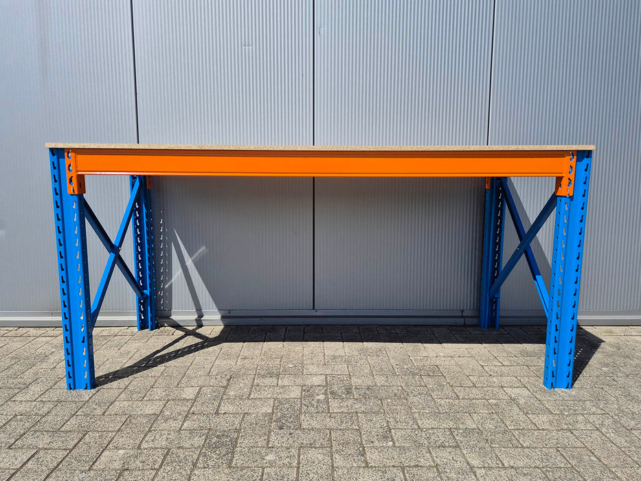 Werkbank Stow 100cm hoog, (kies je breedte), 80cm diep met bovenlaag