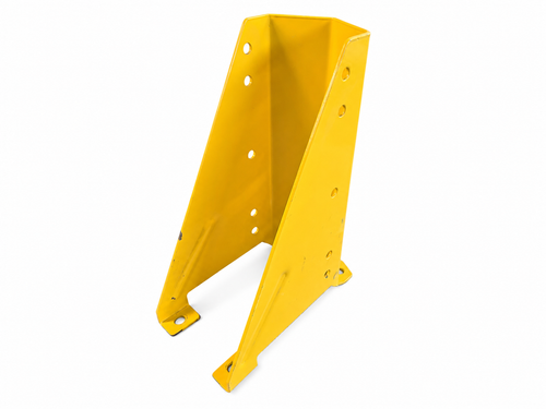 Aanrijdbeveiliging 40cm hoog geel