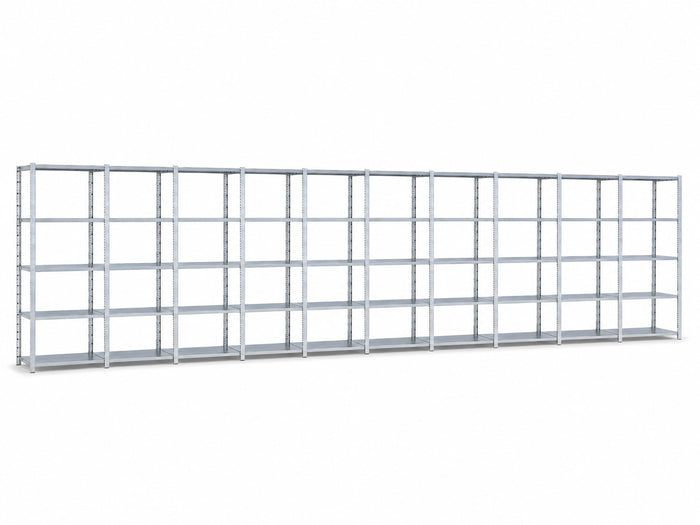 GS-3 legbordstelling 100 cm diep complete rij 10 meter