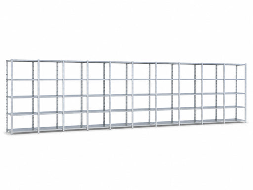 GS-3 legbordstelling 100 cm diep complete rij 10 meter