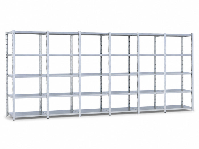 GS-3 legbordstelling 100 cm diep complete rij 6 meter