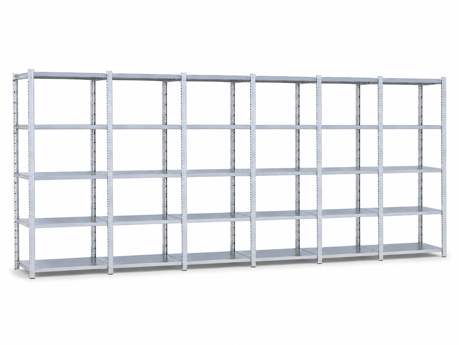 GS-3 legbordstelling 100 cm diep complete rij 6 meter