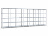 GS-3 legbordstelling 100 cm diep complete rij 7 meter