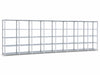 GS-3 legbordstelling 100 cm diep complete rij 8 meter