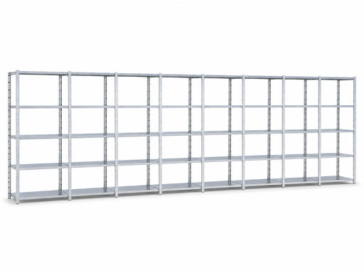 GS-3 legbordstelling 100 cm diep complete rij 8 meter