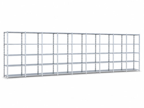 GS-3 legbordstelling 100 cm diep complete rij 9 meter