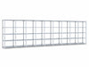 GS-3 legbordstelling 100 cm diep complete rij 9 meter