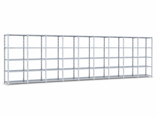 GS-3 legbordstelling 100 cm diep complete rij 9 meter