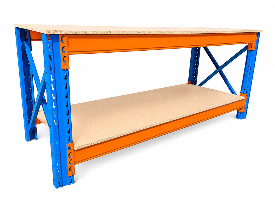 Stow werkbank met onderlaag 290 cm breed × 80 cm diep × 100 cm hoog