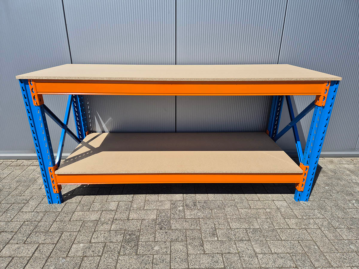 Stow werkbank met onderlaag 290 cm breed × 80 cm diep × 100 cm hoog