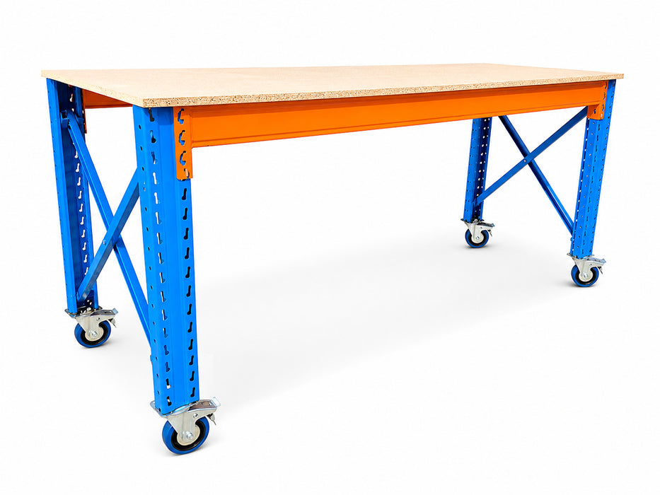 Stow werkbank op wielen – 250 kg per wiel - 380 cm breed × 80 cm diep × 100 cm hoog