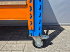 Stow werkbank met onderlaag op wielen – 100 kg per wiel - 380 cm breed × 80 cm diep × 100 cm hoog